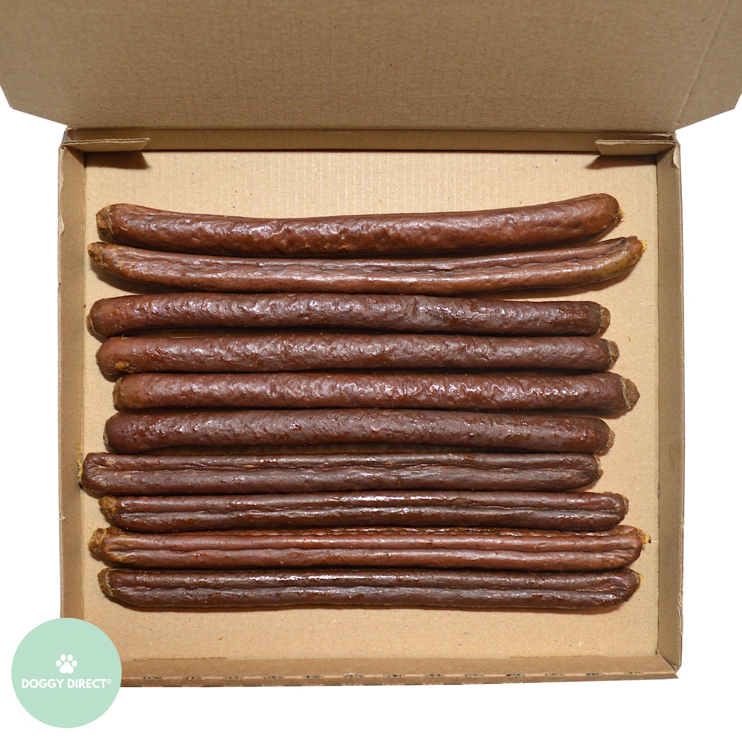 Doggy Direct Natural Chicken Sticks - Gourmet Meat Sausage Treats for Dogs - 10, 20 & 30 PACKS