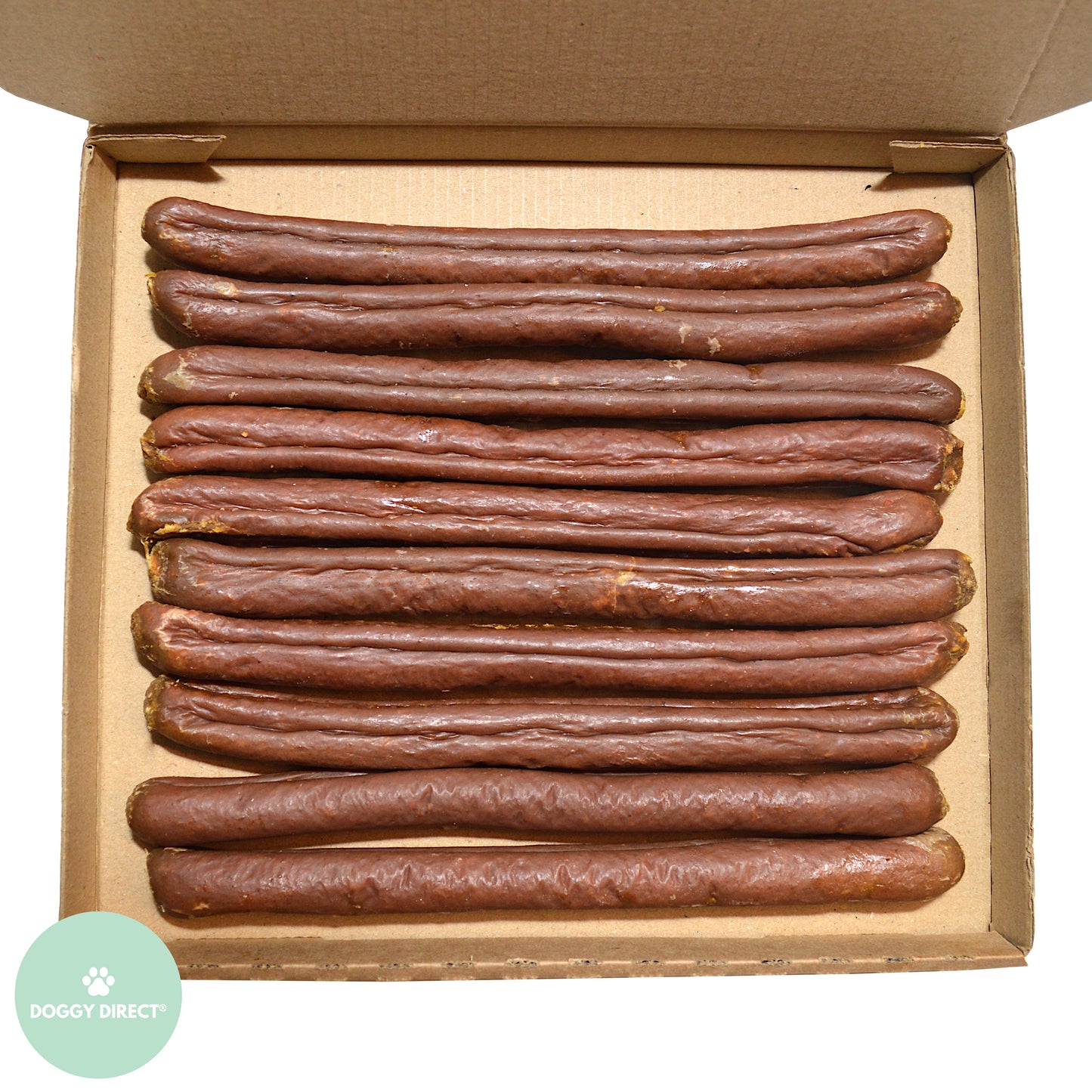 Doggy Direct Natural Duck Sticks - Gourmet Meat Sausage Treats for Dogs - 10, 20 & 30 PACKS