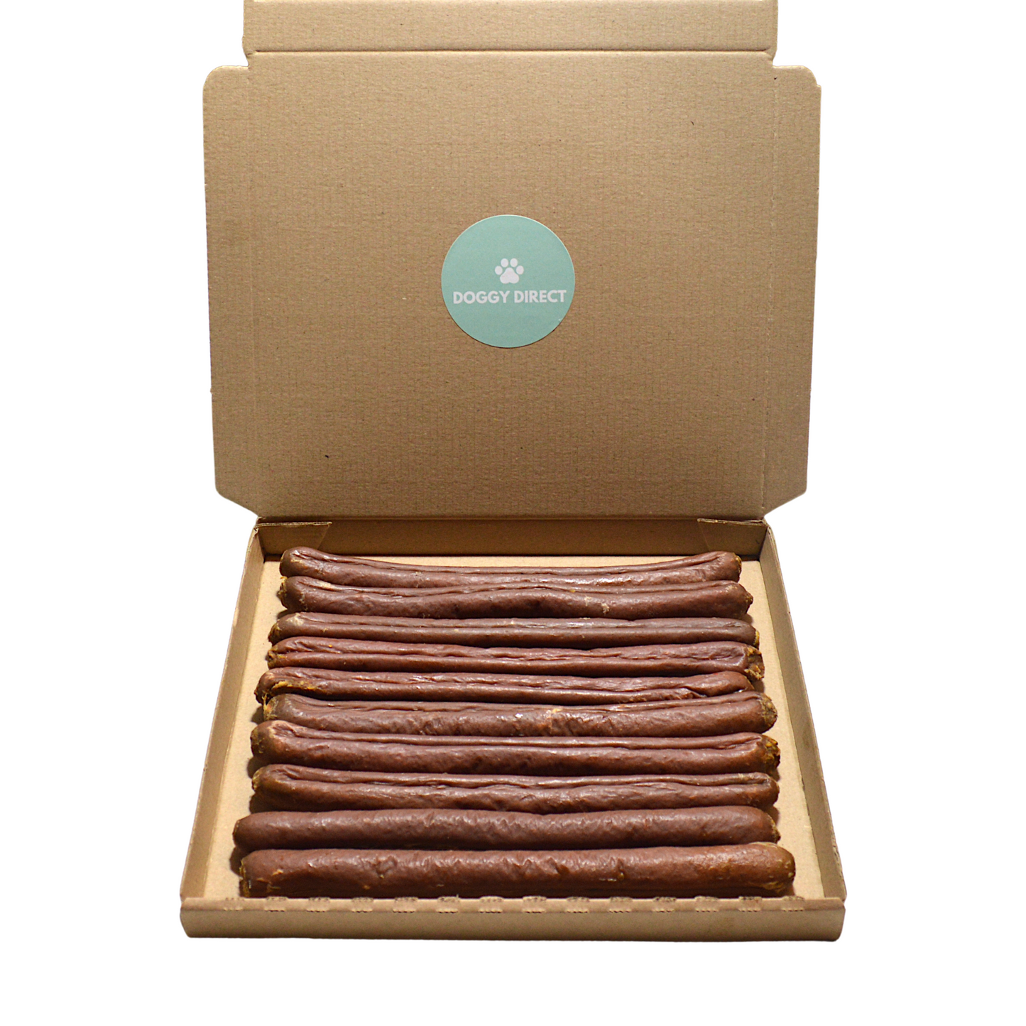 Doggy Direct Natural Duck Sticks - Gourmet Meat Sausage Treats for Dogs - 10, 20 & 30 PACKS