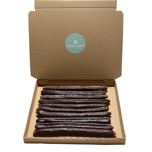 Doggy Direct Natural Venison Sticks - Gourmet Meat Sausage Treats for Dogs - 10, 20 & 30 PACKS