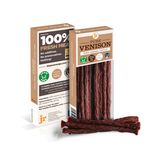 JR Pure Venison - Meat Sticks for Dogs 50g