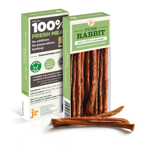 JR Pure Rabbit - Meat Sticks for Dogs 50g